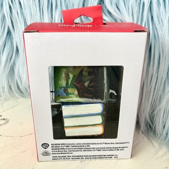 Hallmark, Wizard Harry Potter, Books & Wand, Christmas Tree Ornament, NEW - Picture 3 of 8